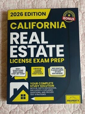 2026 Edition California Real Estate License Exam Prep + bonus
